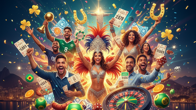 Capa do Guia de Loterias no Brasil para Iniciantes